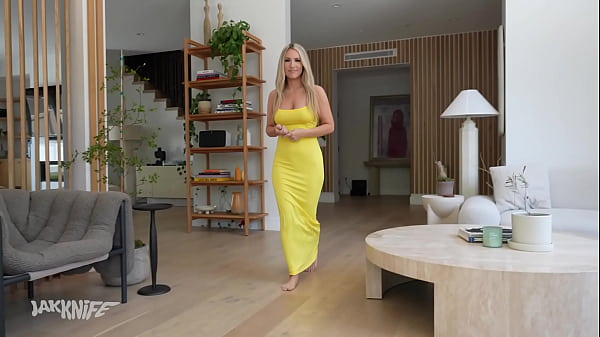 Rubbing Lotion on my step Mom's Friend's Naked Body - Bunny Madison