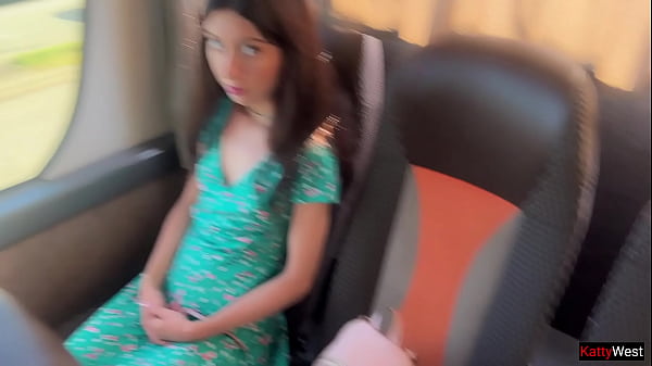 Public Dick Flashing in the Bus - Pervert Jerks Off On Girl And She Grabs His Cock