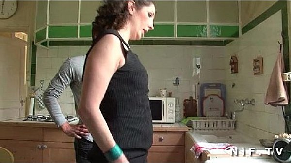 French mature masturbating in the cab before getting fucked by the driver