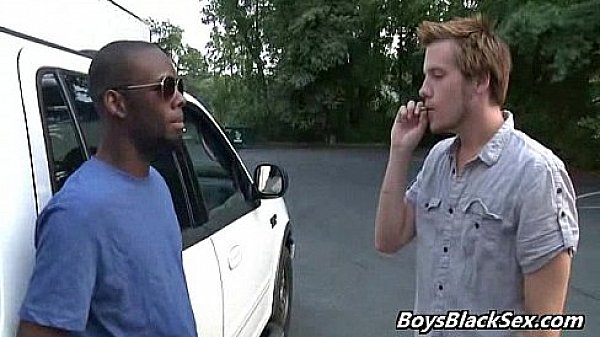 BlacksOnBoys - Interracial Bareback Hardcore Gay Fuck Video 21 