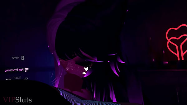 VIPSluts - Cyberpunk Psycho Baddie Rides and Sucks Stud  