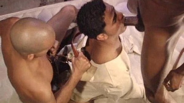 Gang Breeding Omar's Ass