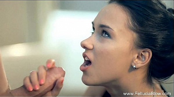 Gorgeous Brunette Honey Cock Sucking