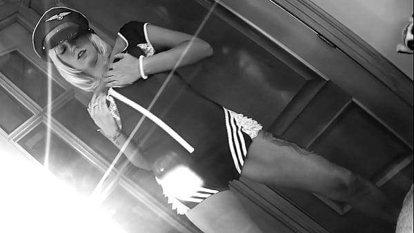 Estefani Tarrago as sexy aviator