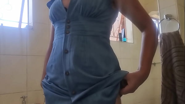 Upskirt pussy eating and fingering