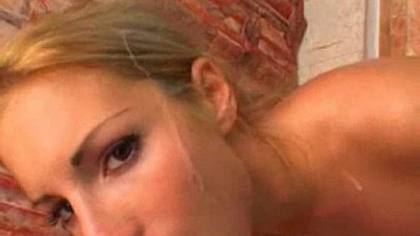 hot blonde fucking  