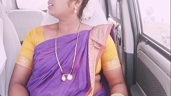 Indian maid car sex Telugu dirty talks.