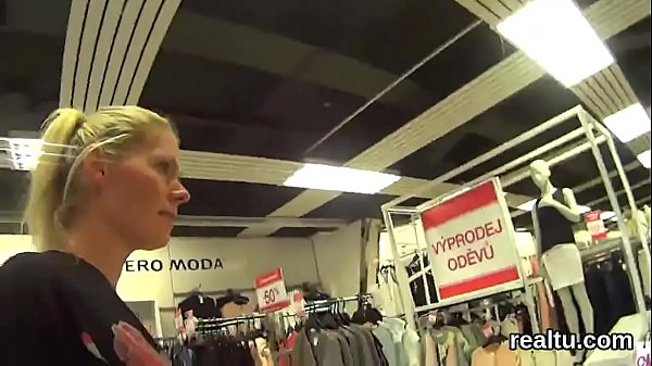 Exceptional czech chick is tempted in the mall and screwed in pov