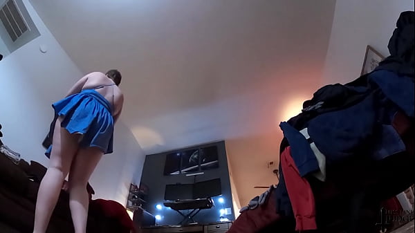 Jane Judge Unaware Giantess Cleaning and Tidying Upskirt Pussy Peek Big Tits Housework Laundry