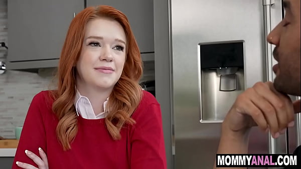 Redhead teacher anal fucked by young student  