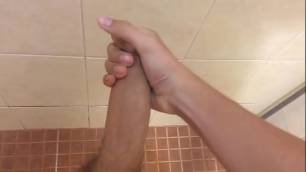 White man jerk off and cums huge load