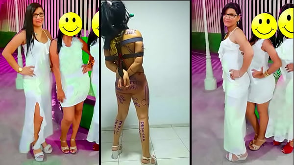 Cerda humillada y castigada despues de una peque&ntilde;a reunion formal