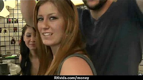 Tight teen fucks a man in front of the camera for cash 15