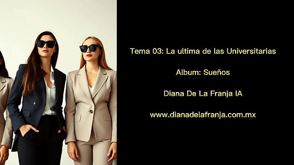 The last of the university students - Dayana De La Franja. Track 03, &Aacute;lbum: Dreams. Year 2025  