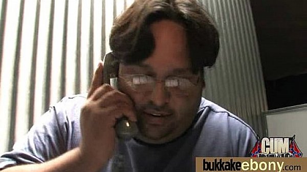 Ebony Babe Sucks Group Of White Guys 20