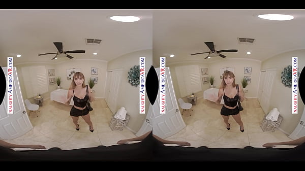 Naughty America - Brunette babe wants your dick in her mouth and her tight pussy  