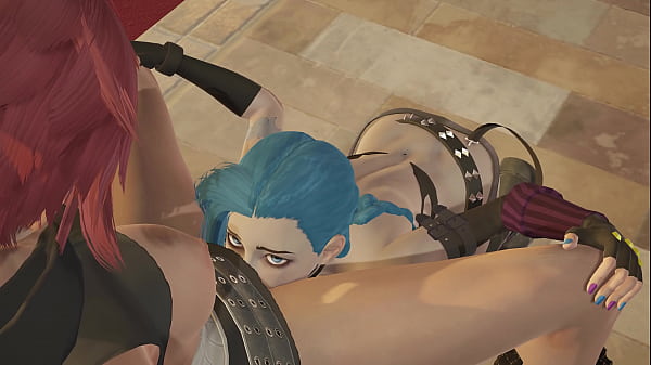 HoneySelect 2 - Arcane - Vi and Jinx Lesbian Sex  