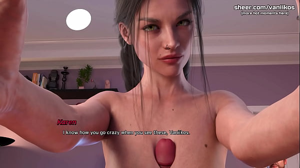 Skinny Cheating Wife With Big Tits Gives Tit Job, Blowjob To Stranger Boy And Lets Him Creampie Her Pussy Right In Front Of Cuckold Husband | Life in Santa County (LISC) | 3D Animated NTR Porn Game  