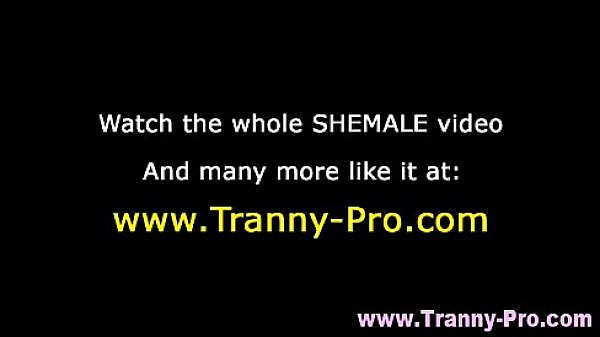 Tranny shemale fuck and facial