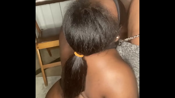 Thick Haitian Ebony Slut With Large Natural Tits Wearing Fishnets Collared And Leashed While Fucked
