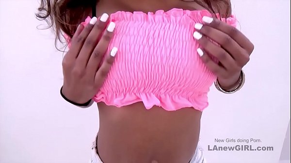 Black girl with big beautiful boobs fucked at casting audition  
