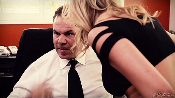 Big tit blonde fucks a big cocked daddy