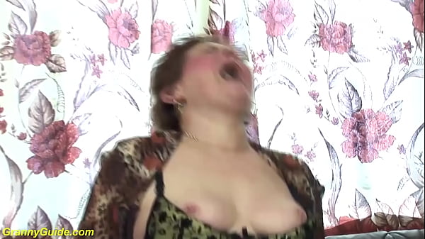 horny bbw hairy granny gets extreme rough doggystyle fucked by her toyboy