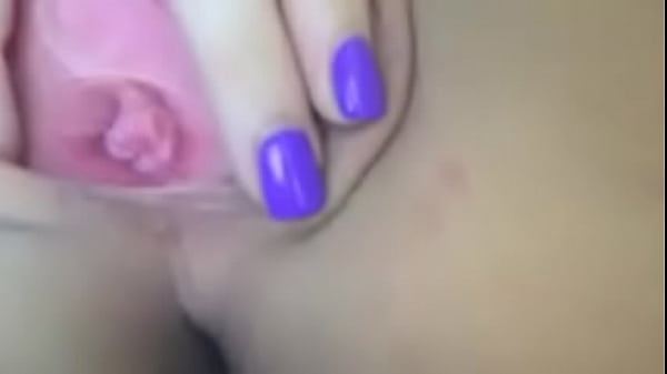 Sexy girl masturbates pink  