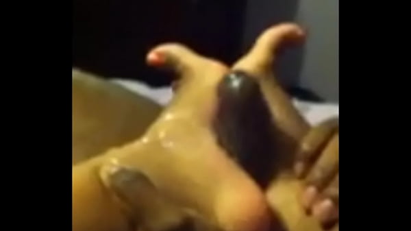 HUGE CUMSHOT FROM FOOTJOB