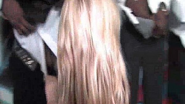 Lots OF Big Black cocks for blonde 