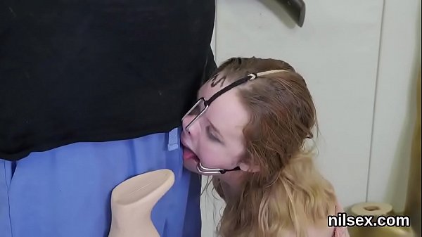 Peculiar sweetie was taken in anal asylum for painful treatment  