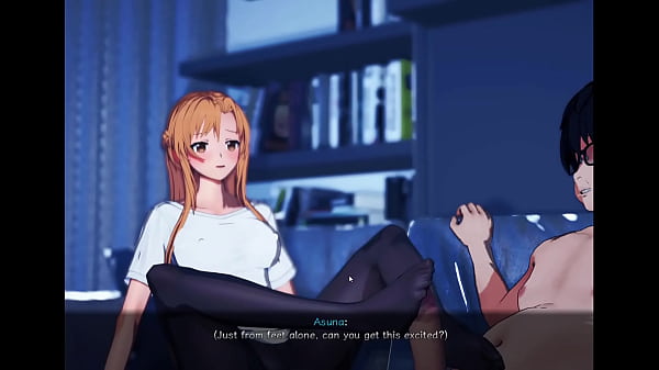 Asuna have sex when we are in a video call and i can't see anything..... Art Online NTR 2 Part 18 