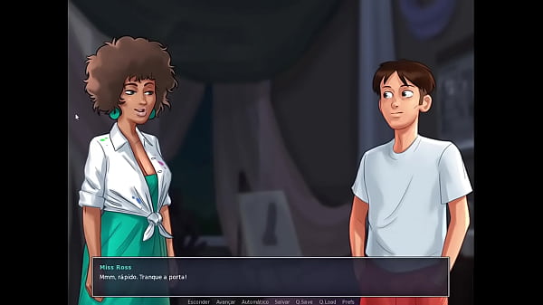 Jogo Porn&ocirc; 2D, Summertime Saga episodio 109 - Pintei com meu Pinto a Prof Brasileira