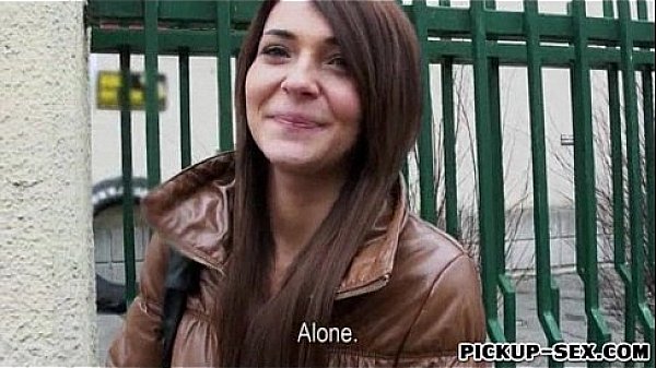 Real amateur Czech girl Alexis Brill pussy banged for money