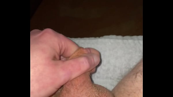 Bi guy Stroking In Bed  