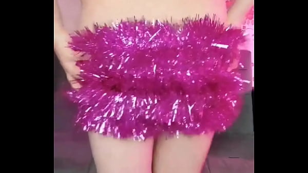 Femboy's Smooth Legs Slide Across Each Other  