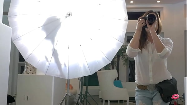 Sexy models Jillian Janson and Aiden Ashley fuck their horny photographer Jenna J Ross, tongue fucking, face sitting and kissing her to orgasm after their hot photoshoot! Full video at iKissGirls.com!  