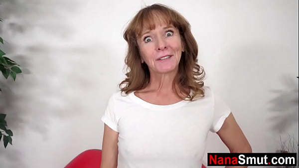 Slim step granny fucks her step grandson