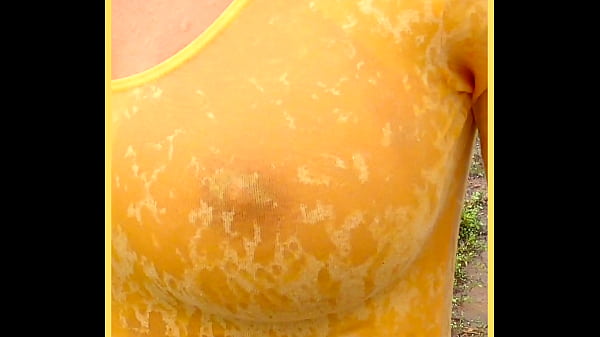 Wife has a see through shirt on and it gets wet