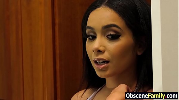 Naughty stepdaughter having fucked up family sex with her punk rock stepfather  