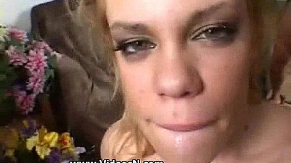 Cum all over her Hot Face