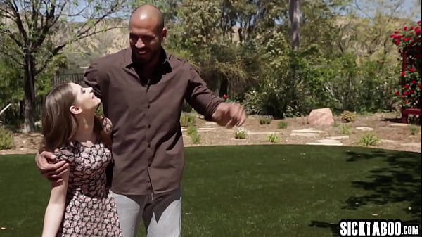 Horny teen and stepmom and Alice March shared big hard cock  