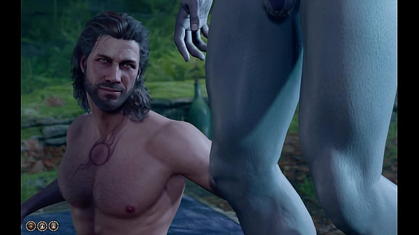 BG3 Naked Cutscenes: Gale Gay Romance