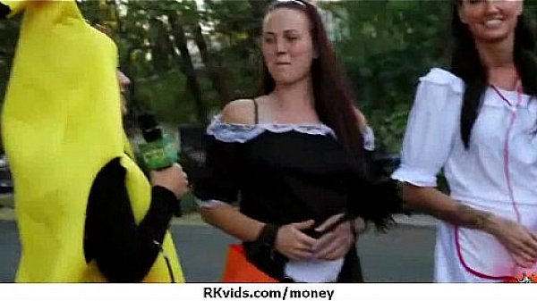 Cute Teen Sucked and fucked for cash 15