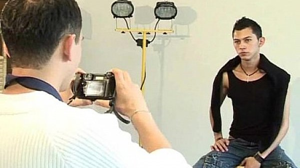 Latin rookie model gets ass-fucked by his manager