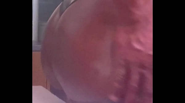 Black Slut in Dirty in Big Muscle Butt Prostate Toy Self Fuck & Cum 