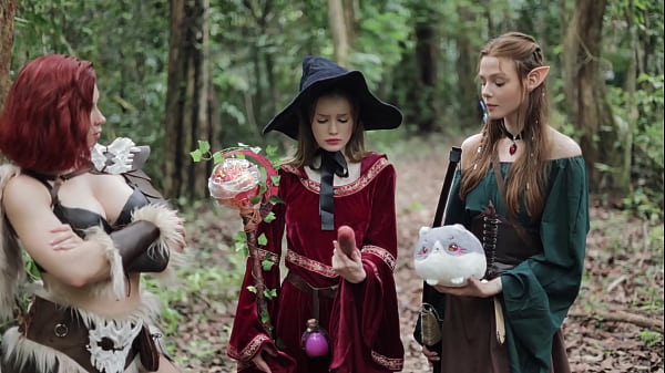 Porno D&D World - Sweetie Fox, Diana Rider and ArinaFox in Sex Adventure