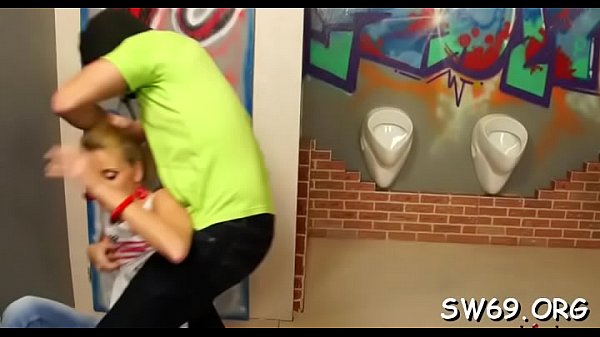 Gilr permeated by large toy  