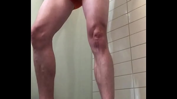 Making my orange underwear wet again  