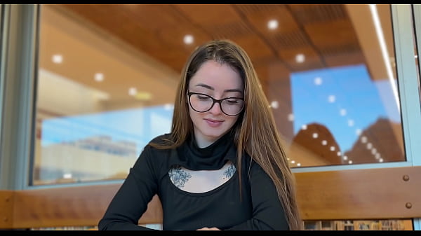 The library girl flirt with me and wants my dick so bad